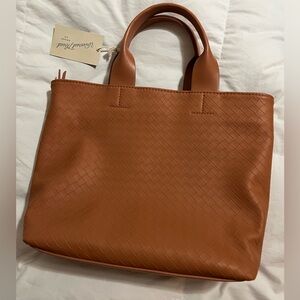 Woven tote/crossbody bag